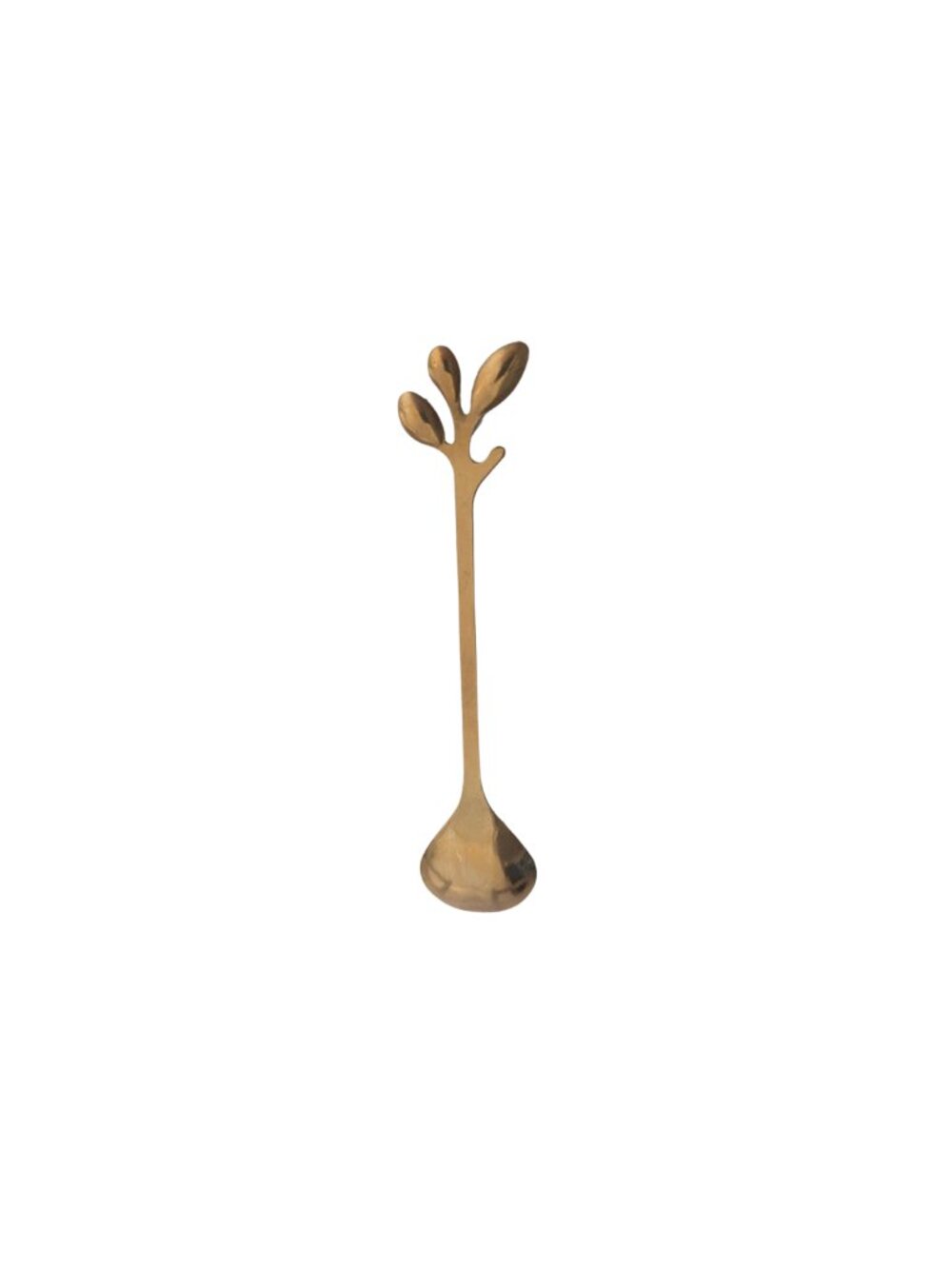 Michael Aram Gold Apple Honey Pot Lidded Jar w/ Non-Original Decorative Spoon - Picture 7 of 8
